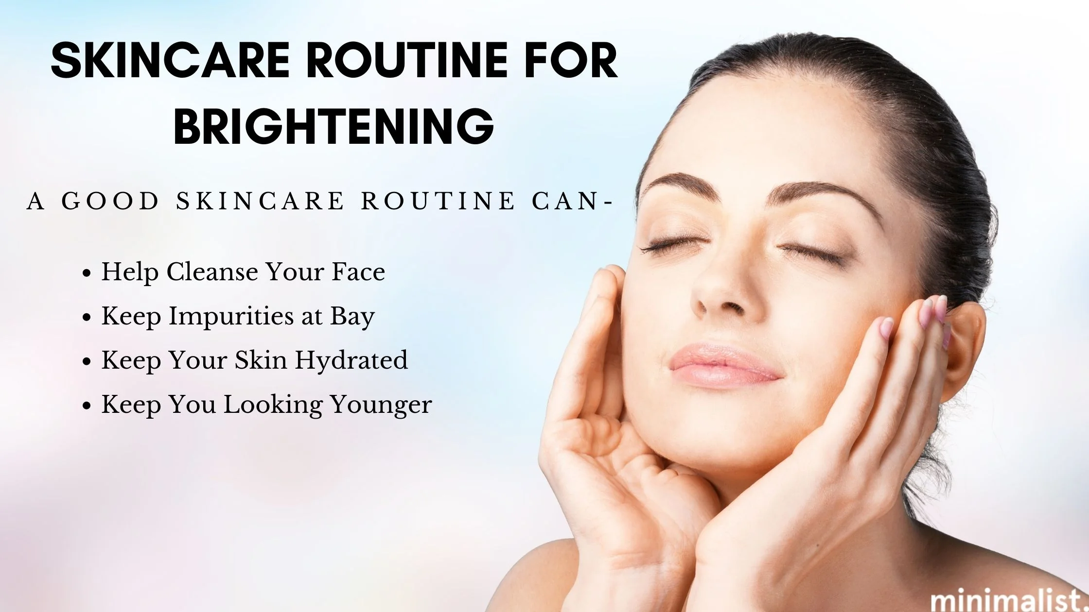 minimalist beauty routine